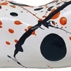 F27 Branco manchas laranja-preto