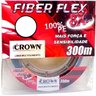linhas linha multifilamento 8x fiber flex crow 300m 0 23mm 35lb p 1510313644592