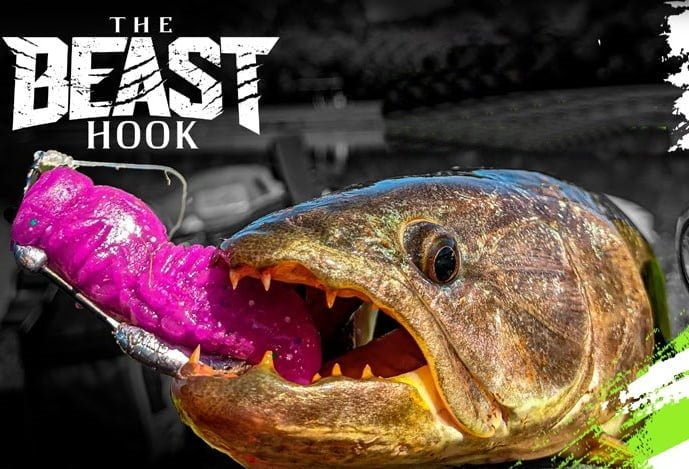 anzol offset com trava lastreado hkd