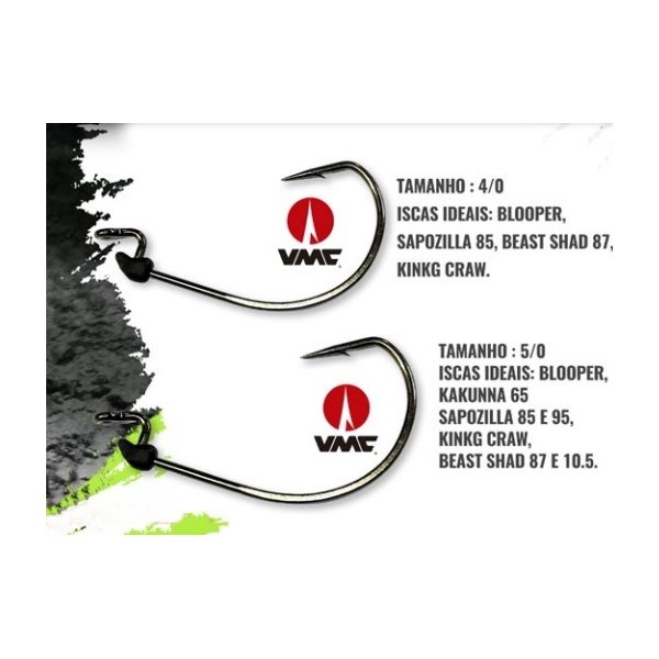 anzol offset com trava hkd 4