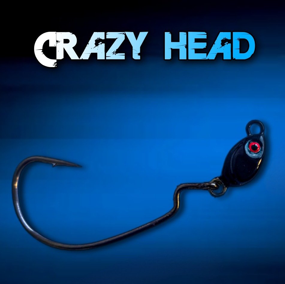Anzol off set articulado Crazy Head 2 und - OFF7
